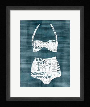 Framed Suit Speak III Print