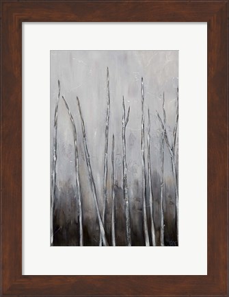 Framed Bare Tree Tops I Print