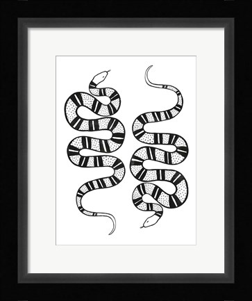 Framed Epidaurus Snake II Print