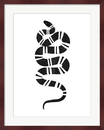 Framed Epidaurus Snake III Print