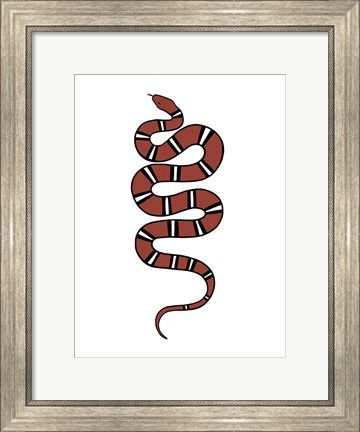 Framed Epidaurus Snake VI Print