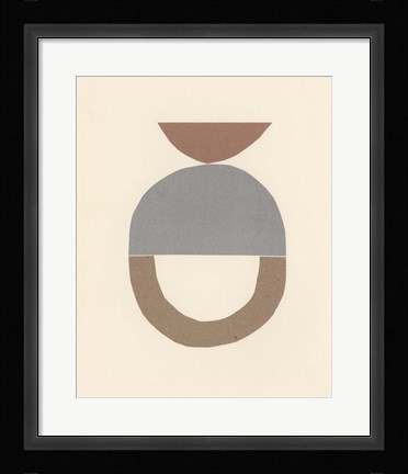 Framed Neutral Sculpt III Print