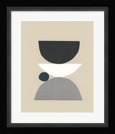 Framed Modern Shapes I Print