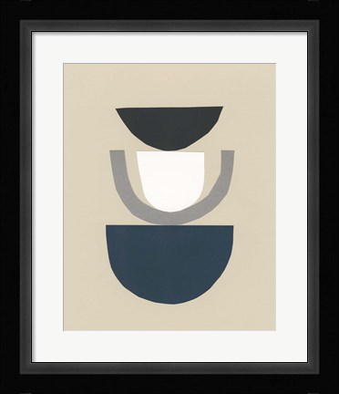 Framed Modern Shapes II Print