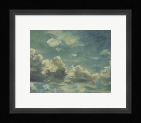 Framed Study of Cumulus Clouds Print