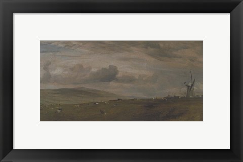 Framed Windmill Near Brighton, East Sussex Print