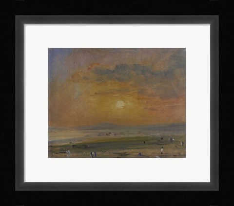 Framed Shoreham Bay, Evening Sunset Print