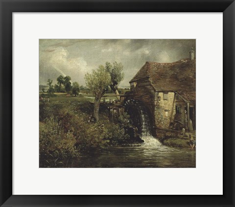 Framed Parham&#39;s Mill, Gillingham, Dorset Print