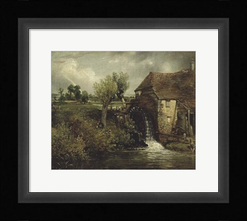 Framed Parham's Mill, Gillingham, Dorset Print