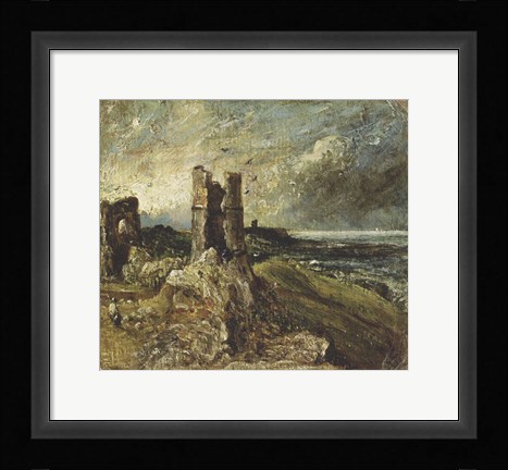 Framed Sketch of Hadleigh Castle Print