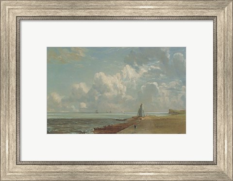 Framed Harwich, The Low Lighthouse and Beacon Hill Print