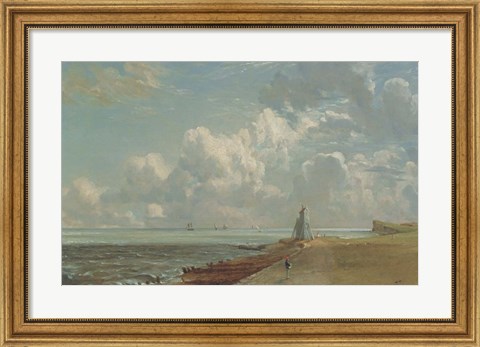 Framed Harwich, The Low Lighthouse and Beacon Hill Print