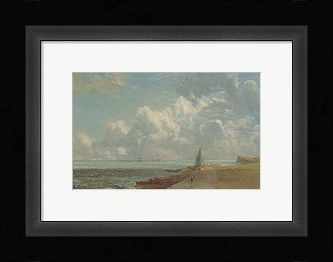 Framed Harwich, The Low Lighthouse and Beacon Hill Print