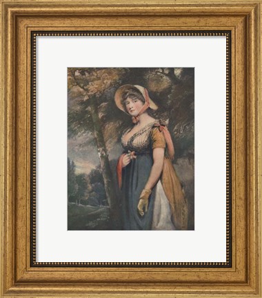 Framed Right Honourable Lady Louisa Manners Print