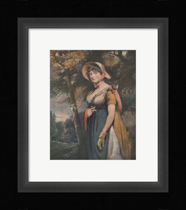 Framed Right Honourable Lady Louisa Manners Print