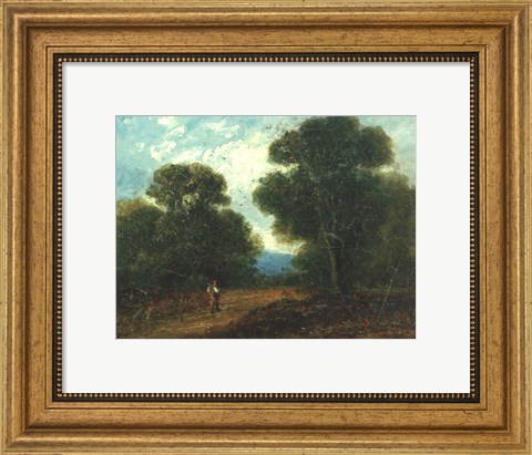 Framed Landscape Near Norwich Print