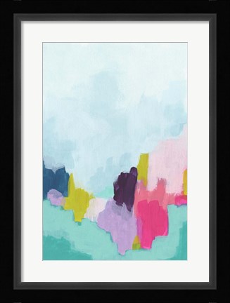 Framed Pixel Borealis II Print