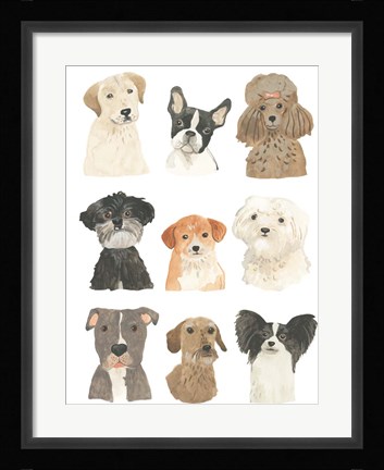 Framed Doggos &amp; Puppers II Print