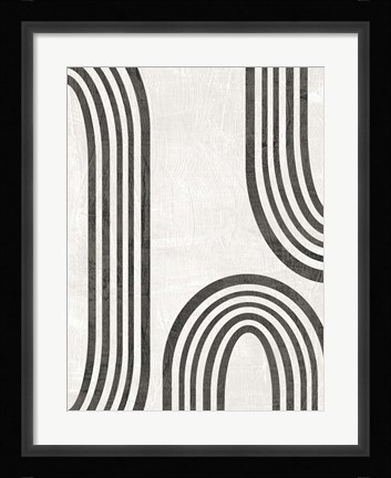 Framed Modern Arc I Print