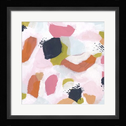 Framed Confetti Currents II Print