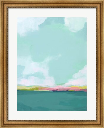 Framed Island Horizon II Print