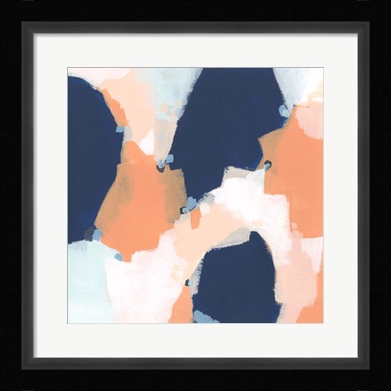 Framed Confetti Impression II Print