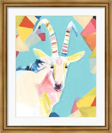 Framed Safari Party I Print