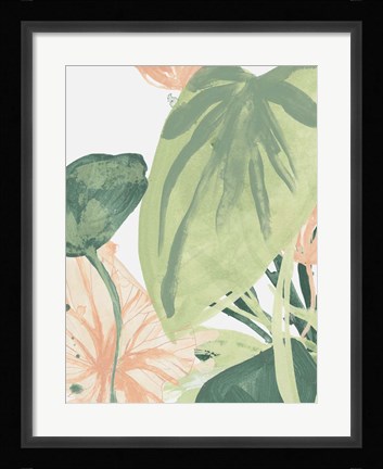 Framed Blush Breeze II Print