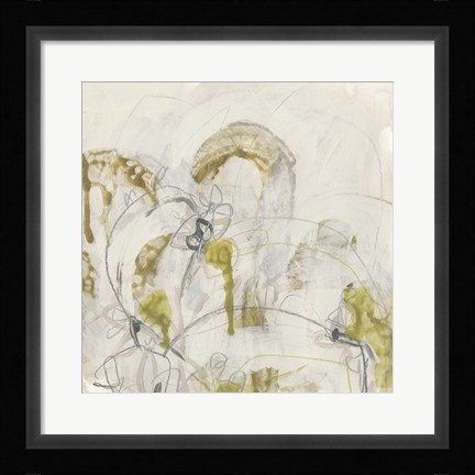 Framed Arctic Lichen I Print