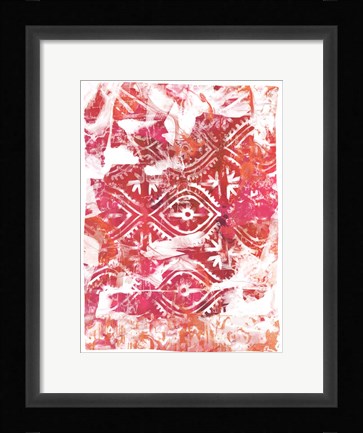 Framed Global Fuchsia II Print