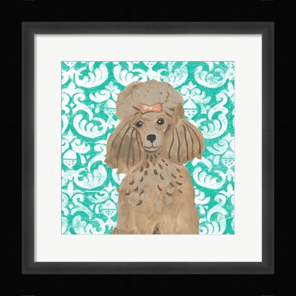 Framed Parlor Pooches II Print