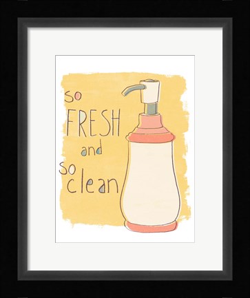 Framed Potty Pun II Print