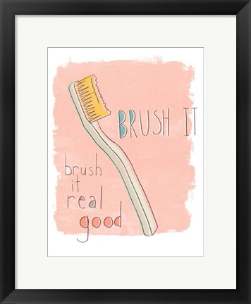 Framed Potty Pun III Print