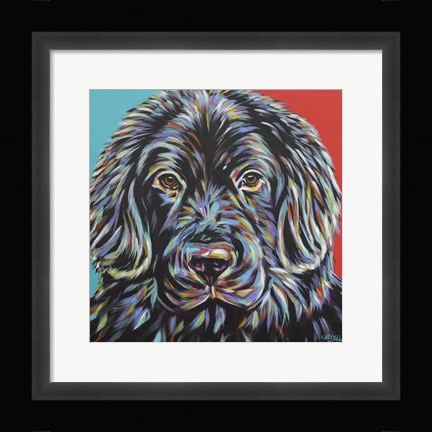 Framed Canine Buddy I Print