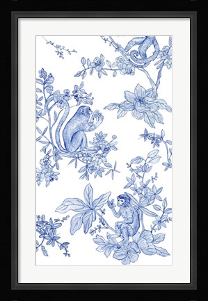 Framed Monkey Land I Print