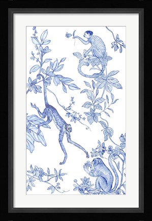 Framed Monkey Land III Print
