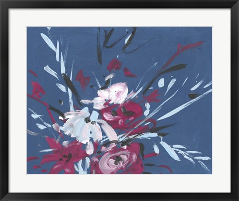 Framed Blooming Night III Print