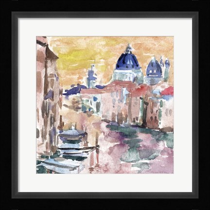 Framed River City IV Print