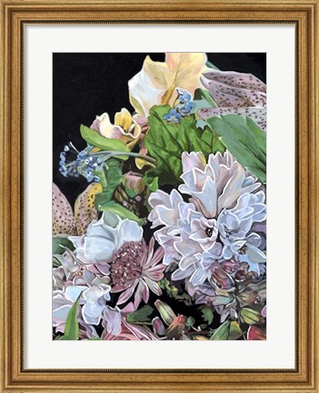 Framed Floral Crop I Print