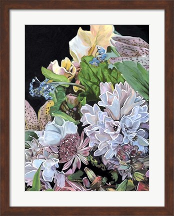 Framed Floral Crop I Print