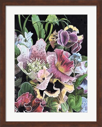 Framed Floral Crop II Print