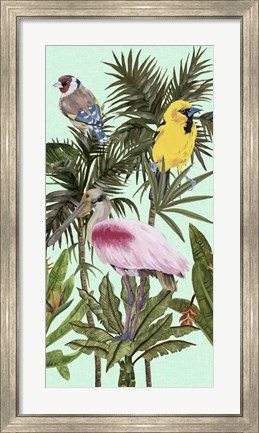 Framed Birds Paradise II Print