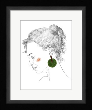 Framed Glance I Print