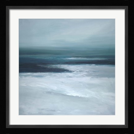 Framed Night Beach Print