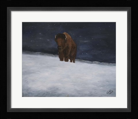Framed Journey Through the Snow II Print