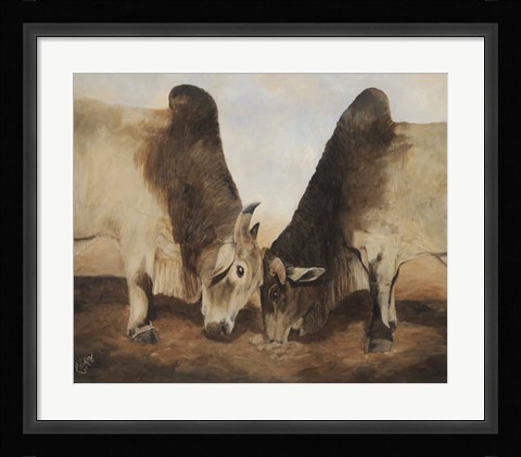 Framed Stand Off II Print