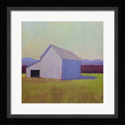 Framed Primary Barns IV Print