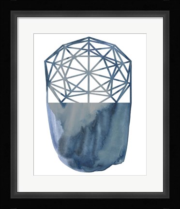 Framed Cobalt Chrysalis II Print
