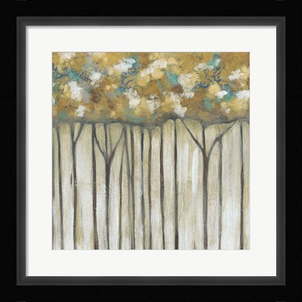 Framed Golden Canopy I Print