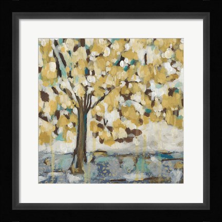 Framed Golden Sunrise I Print